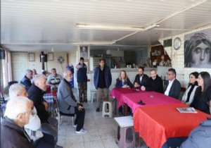 CTP Genel Bakan Tufan Erhrman dan STK lara Deprem Ziyareti