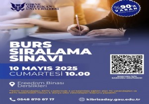 GAÜ Bursluluk Sınavı 10  Mayısda
