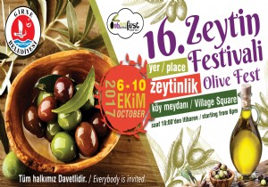 16. Zeytin Festivali 6-10 Ekimde Dzenlenecek